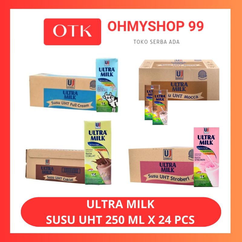 Ultra Milk Susu UHT 250ml - 1 Dus