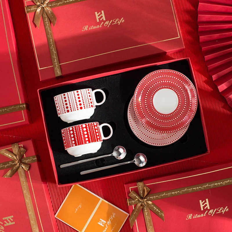 Set Cangkir Premium Box - Set Cangkir Keramik - set Hampers Imlek - Set hampers