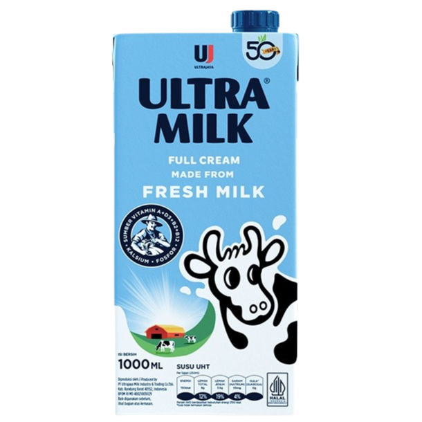 

Ultra Milk Susu UHT Full Cream 1L