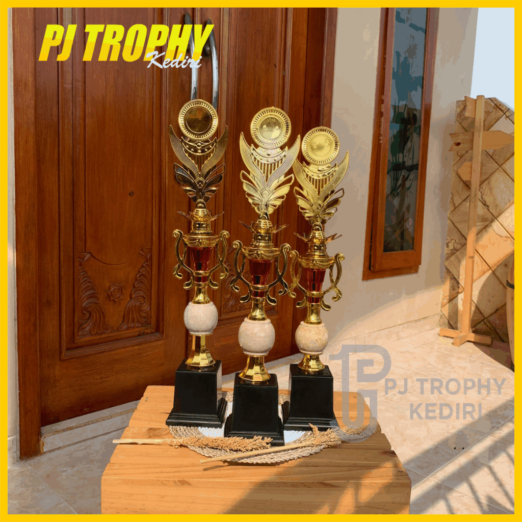 PIALA 1 SET KERANJANG VAS KOMBINASI MARMER BOLA DAN DURI
