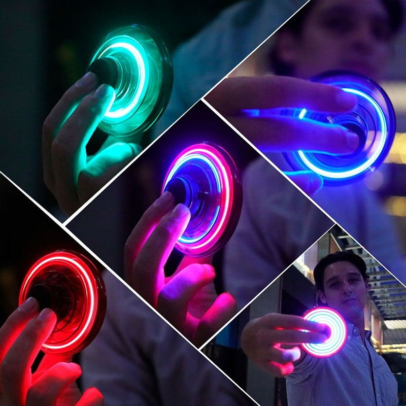 [KIDSWORLD] Drone Bola Terbang UFO Ajaib / Boomerang Gasing Bola Terbang / FlyNova Spinner Toys LED 