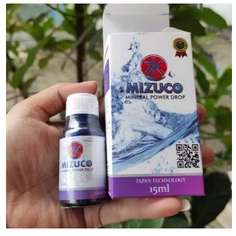 MIZUCO mineral power drop 15ml harga satuan original