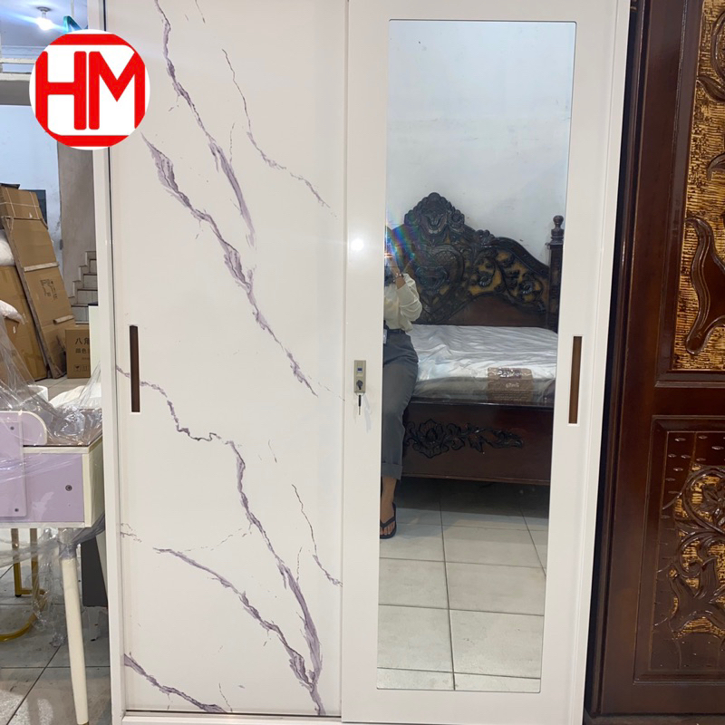 PROMO TERMURAH LEMARI 3PINTU SLD PLAT BESI IMPORT