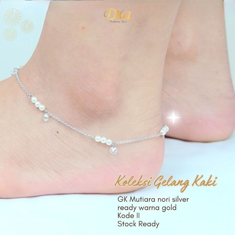 GELANG KAKI NORI SILVER