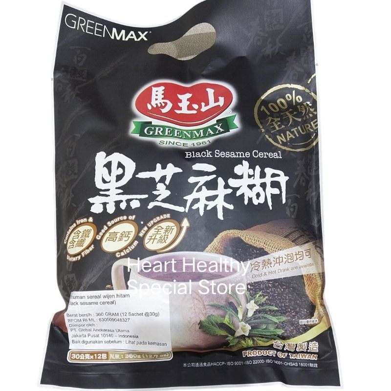 

Greenmax Black sesame Sereal wijen hitam