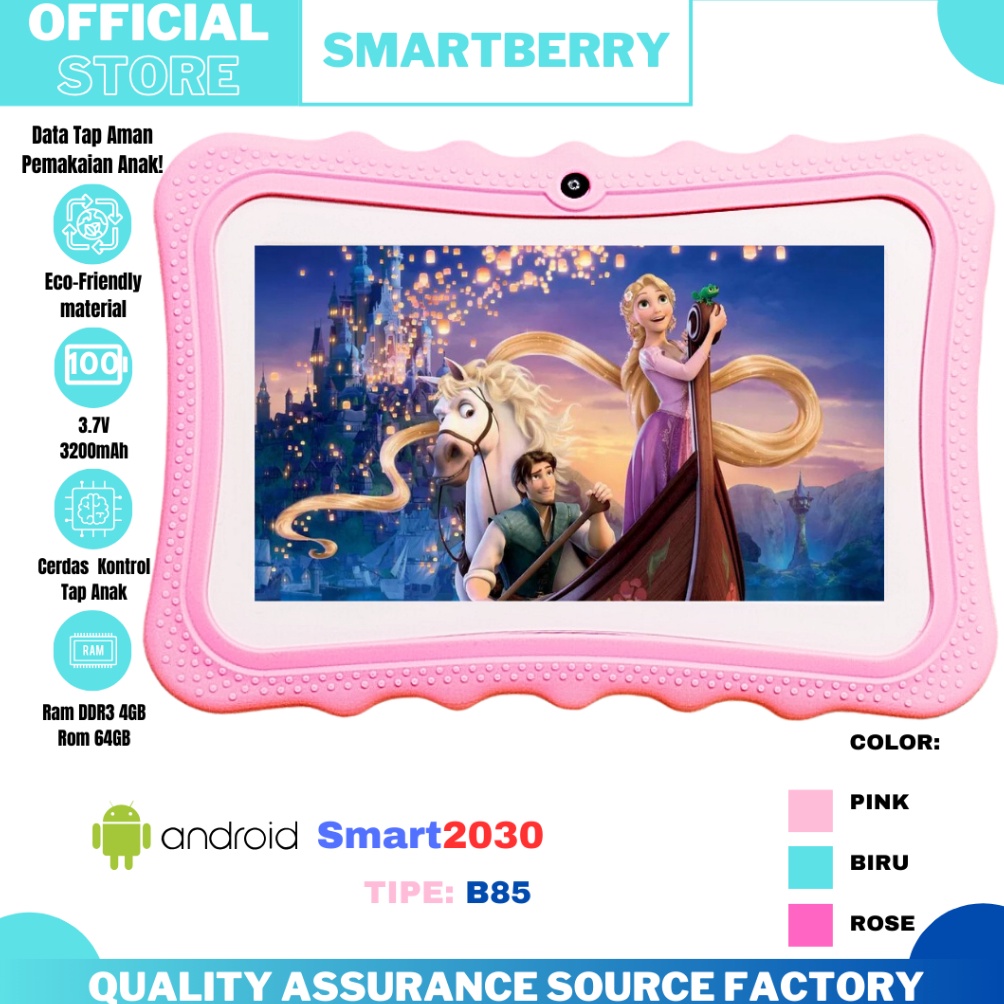 ART P28D SMARTBERRY SMART23 KIDS STUDY TAB B85 Kids Tablet  Tablet Anak  Tablet 7 Inch  Tablet PC  T