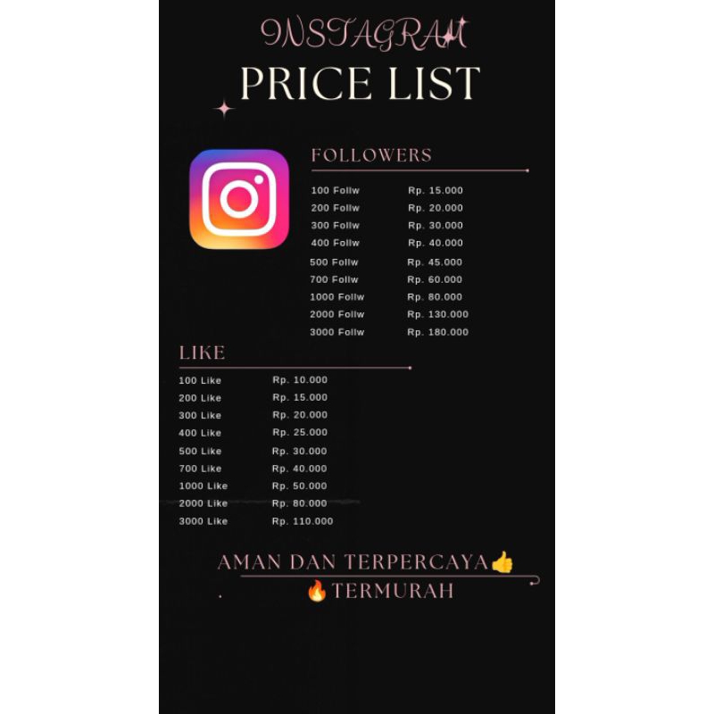 (SUPER) Instagram Like proses cepat dan aman
