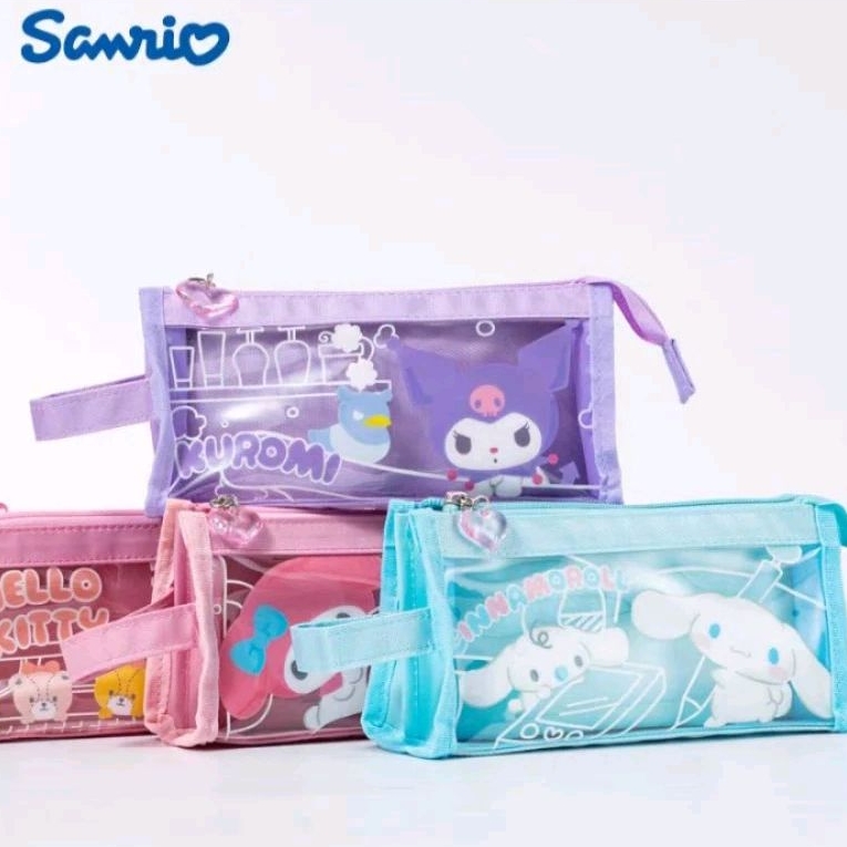 

Kotak Pensil Sanrio Import / Kotak Pensil Melody / Pensil Case Cinnamoroll / Kotak Pensil ORI Sanrio Kuromi