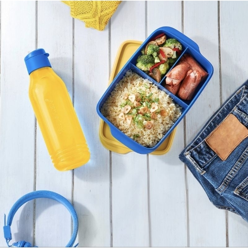 Cool Teen Set Lunch Box Tupperware ( wadah bekal / Set bekal / paket makan )