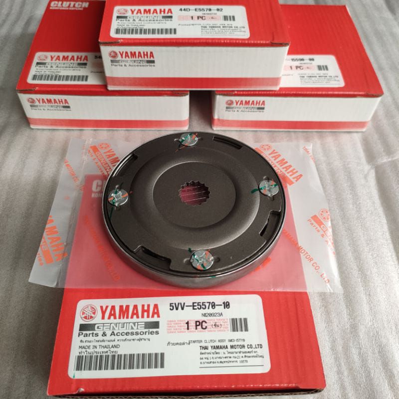 STARTER CLUTCH OUTHER ASSY / ONE WAY / PELOR STARTER YAMAHA MIO KARBU SMILE SPORTY NOUVO  ASLI ORIGI