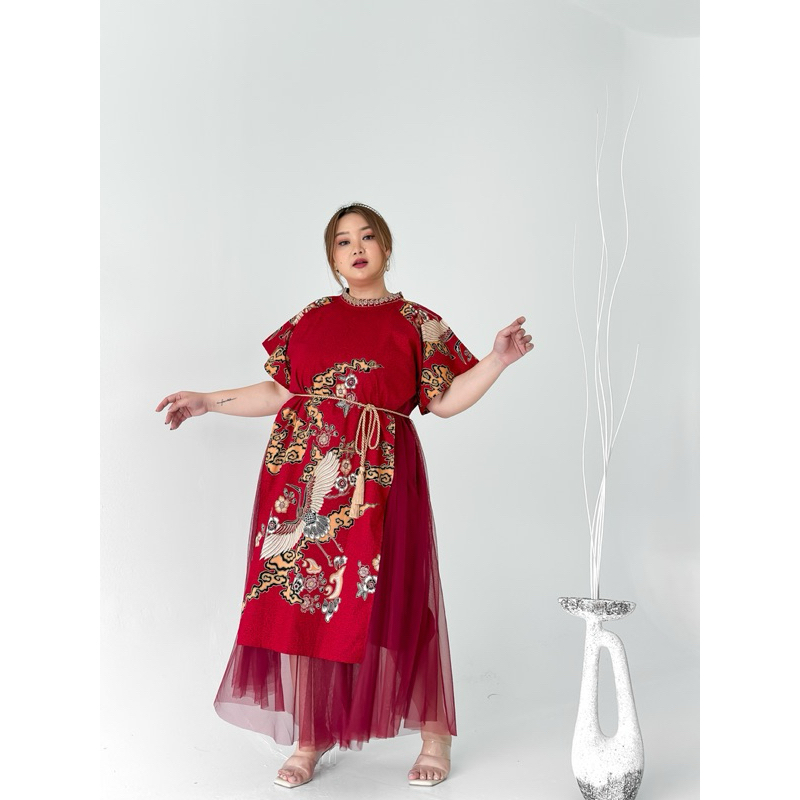 KLO ZHANG Dress Bsize Chinese New Year Collection Dress Imlek Jumbo