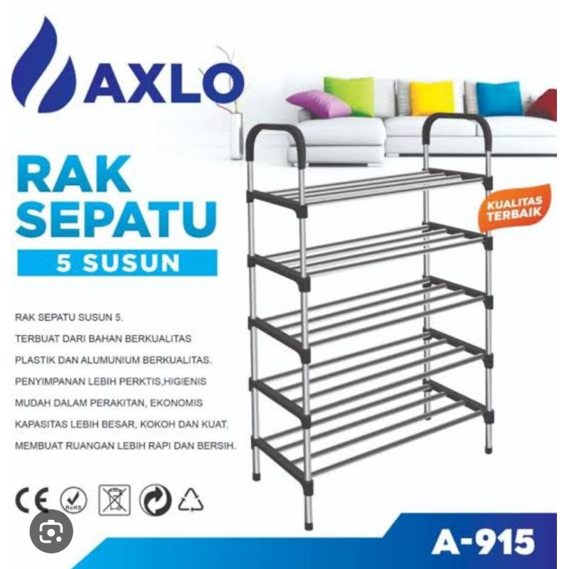 RAK SEPATU 5 SUSUN,RAK SEPATU STAINLESS