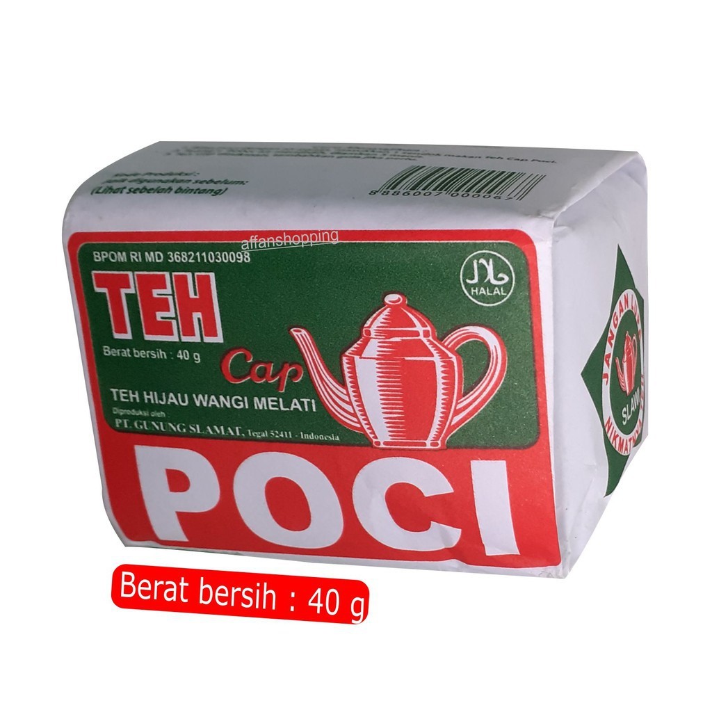 

TEH CAP POCI HIJAU 40gr SEDUH / BUBUK