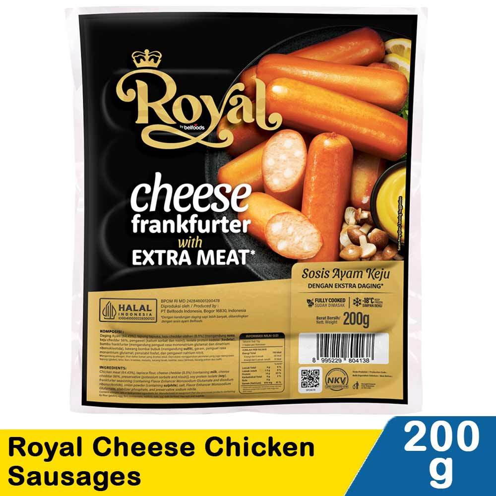 

Belfoods Royal Cheese Chicken Sausages 200G
