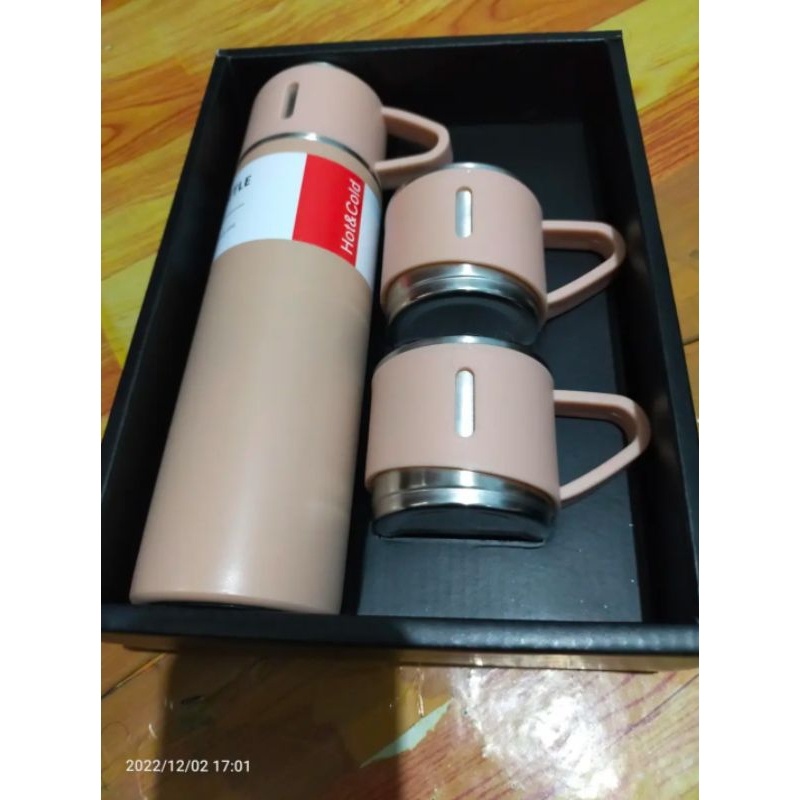 Paket-TermosSultanVakumFlaskSetPremium500mlBotol&Cangkir
