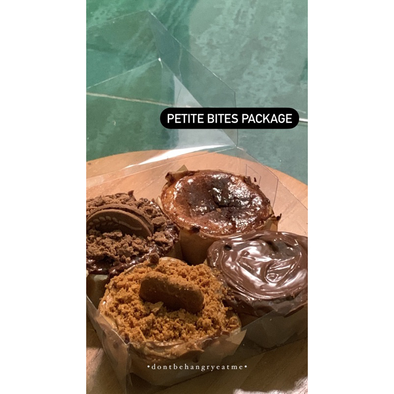 

PETITE BITES burnt basque cheesecake