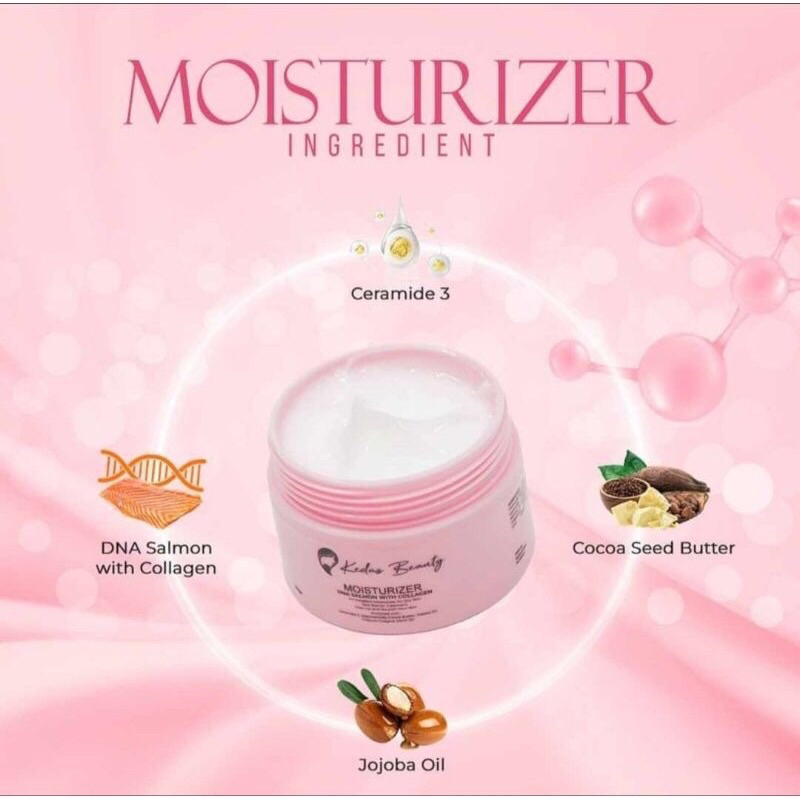KEDAS BEAUTY MOISTURIZER DNA SALMON WITH COLLAGEN ORIGINAL ASLI BPOM