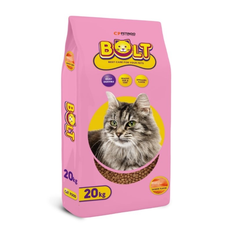Bolt Salmon Makanan Kucing 20Kg