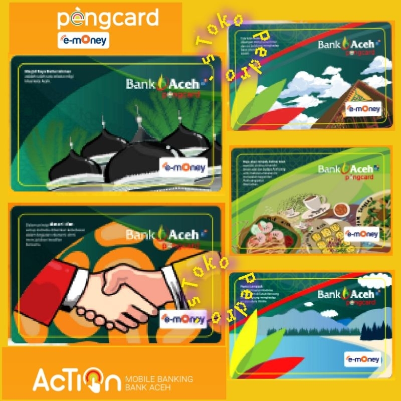eMoney Bank ACEH - Pengcard ORI /Like eTOLL Flazz Tapcash Brizzi