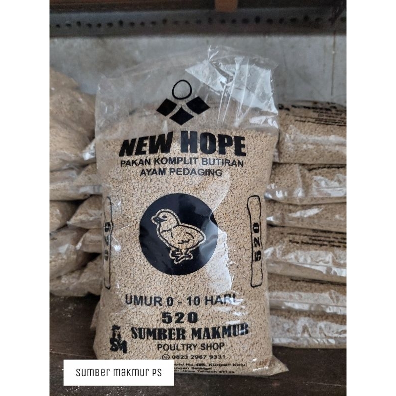 pakan stater new hope 520 original