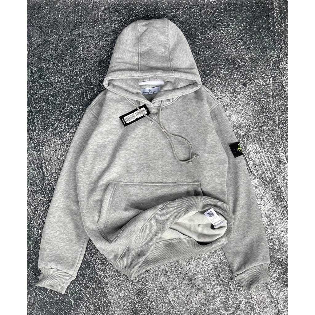 Jaket Hoodie Stone Island Kualitas Premium Pria Wanita Jumbo FREE TOTEBAG / Hoodie Abbu Oversize M -