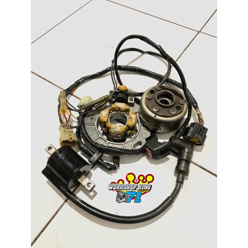 pengapian yz 125 magnet spul koil garputala copotan