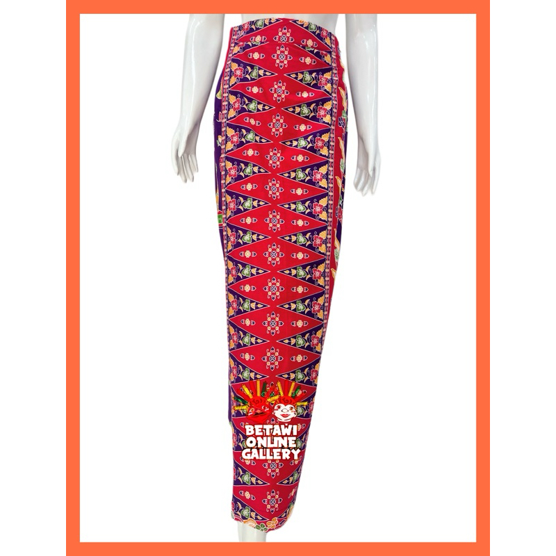 RB3 Rok Batik Betawi / Rok Span Tumpal Batik Betawi / Rok Batik Span