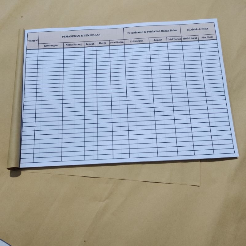 

Nota buku catatan A4 F4 bisa costum sesuai keinginan free desain Y&H Yudha Grafika