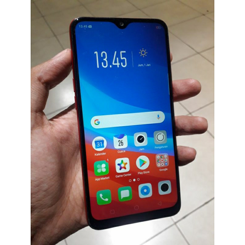 Oppo A5s 3/32 Sidik jari no minus perfect original bekas garansi Nasional Oppo ( Second )