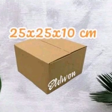 

Kardus box packing 25x25x10 cm mukti fungsi