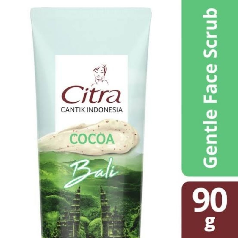 CITRA SABUN MUKA SCRUB COCOA GENTLE NETTO 90 GR