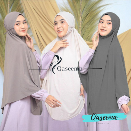 Hijab Khimar Bergo Maryam Tali Jumbo XXL Jersey | Jilbab Mukena Bergo Tali XXL Jersey | Kerudung Uku
