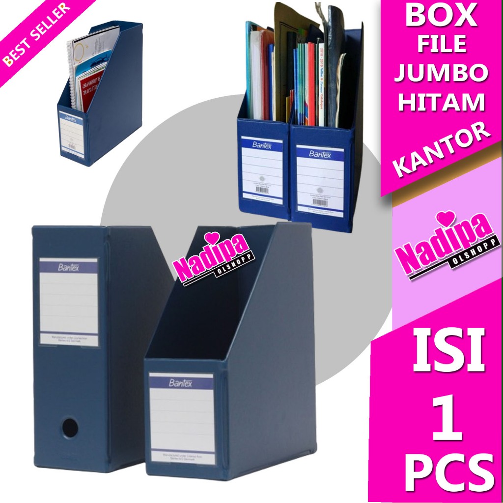 

BOX FILE KANTOR JUMBO WARNA HITAM NADIPA OLSHOPP