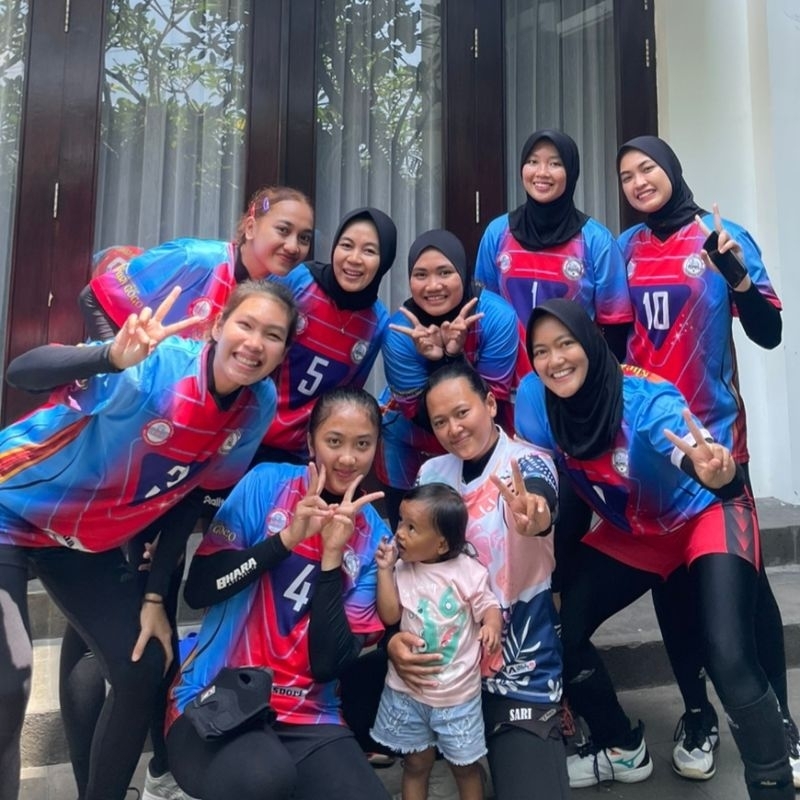 ( LUSINAN STELAN ) Real pict KAOS JERSEY VOLI FULL PRINTING / KAOS FUTSAL