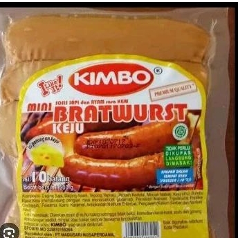 

Kimbo sosis Bratwurst keju isi 10