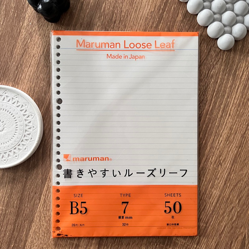 

LOOSE LEAF B5 MARUMAN MADE IN JAPAN 50 lembar MURAH DISINI PASTINYA:)