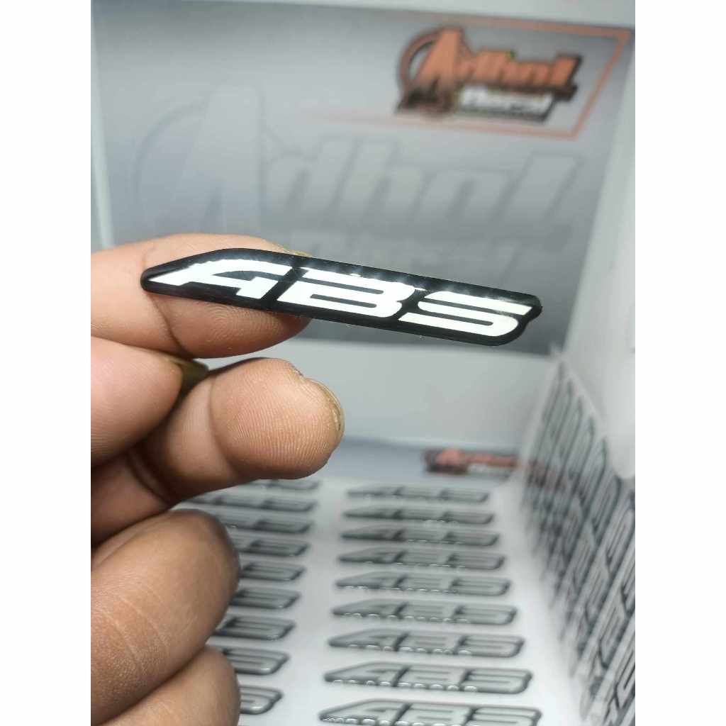 Stiker emblem timbul ABS honda pcx 160