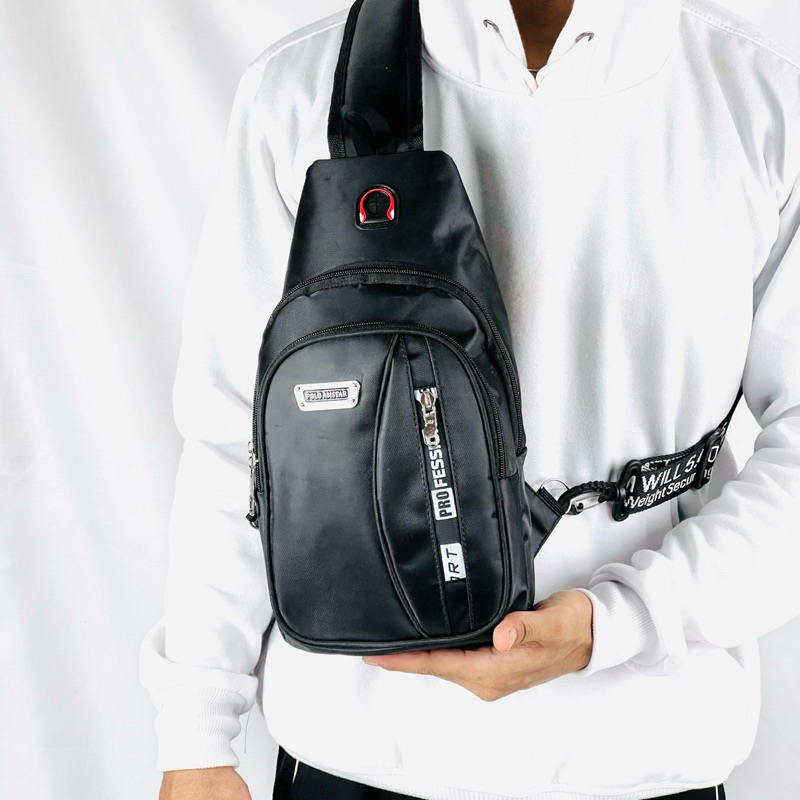 TAS SALEMPANG Pria Bahan Nilon Merk Polo Amstar Terbaru Murah Berkualitas tas Pria Tas Selempang