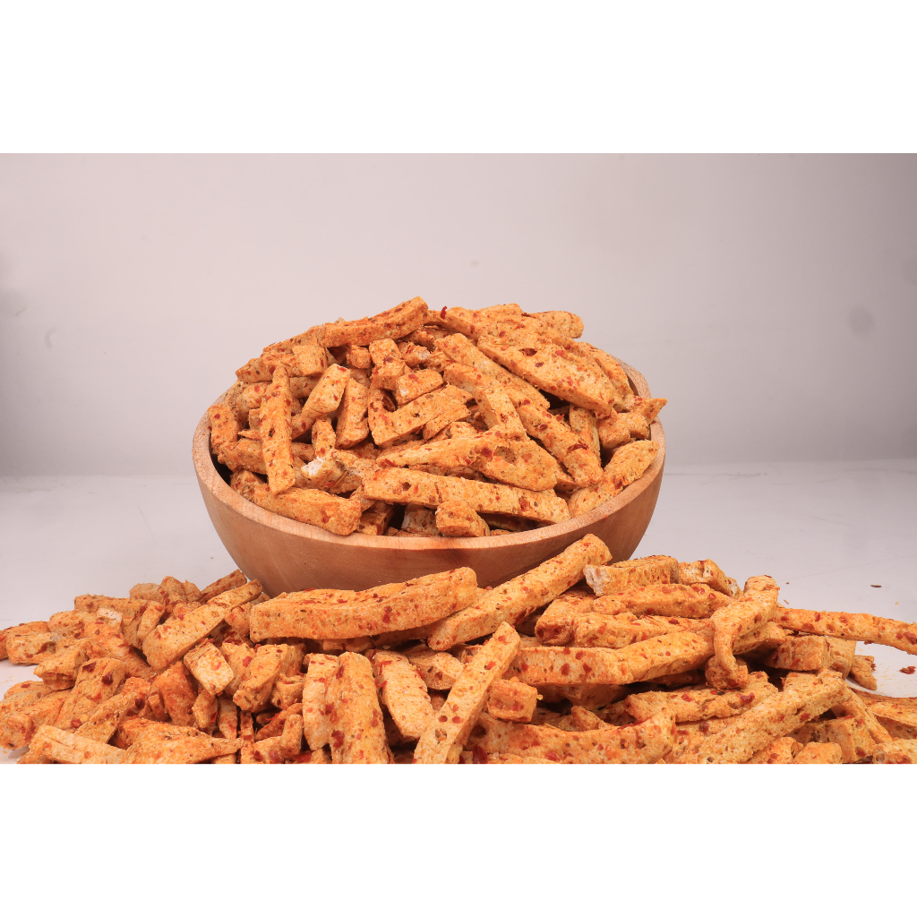 

Basreng Kari stik 100 gram cemilan viral kekinian bumbu melimpah by cemilmil snack