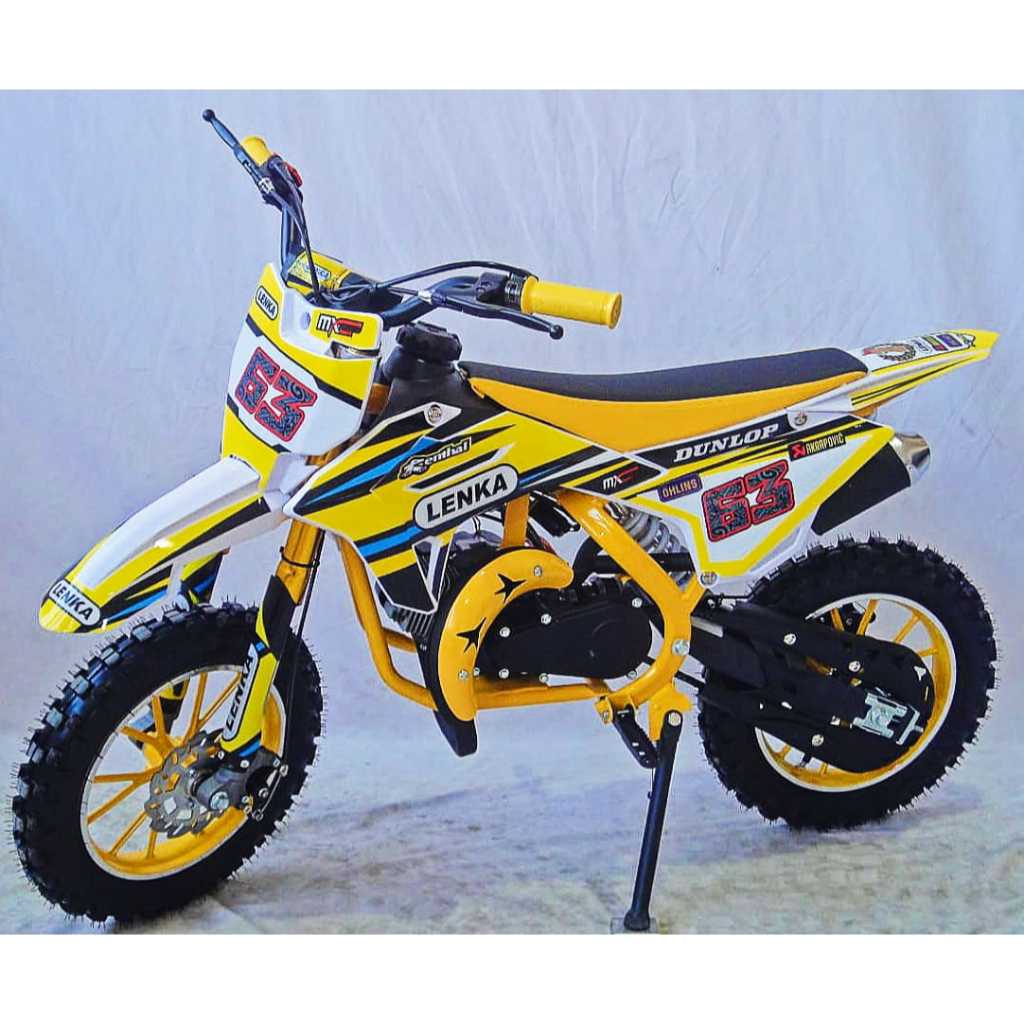 Motor Trail Mini Lenka MC 63 Double Knalpot Motor Trail