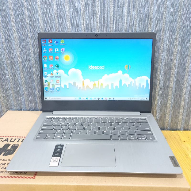 Laptop Lenovo Ideapad Slim 3, Amd 3020e, Amd Radeon (TM) Graphics, Ram 4 / 256Gb SSD, Super Ngebut, 