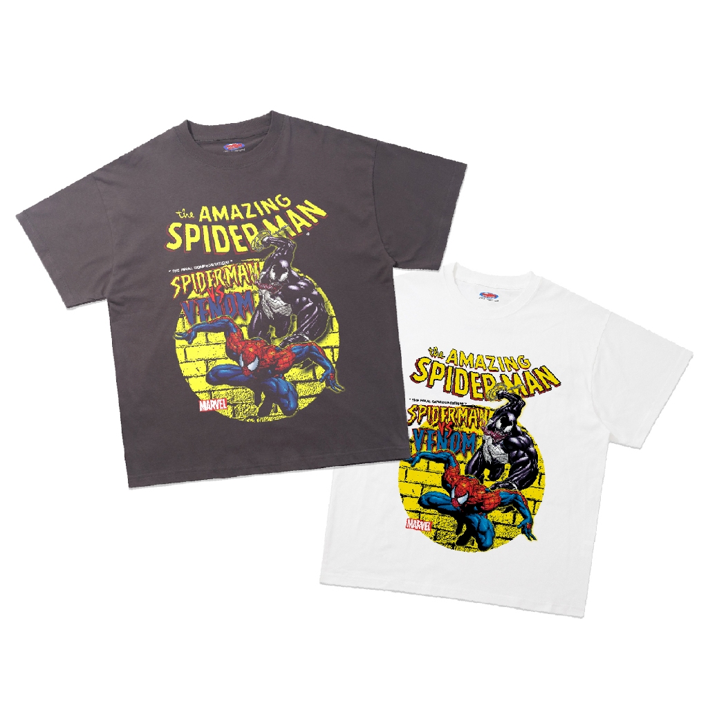 Kaos Marvel The Amazing Spiderman Oversize Vintage Spiderman Venom