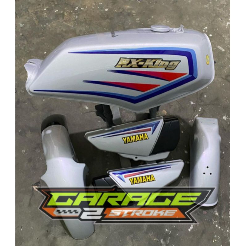 Tangki Set Body Set Yamaha Rx King Silver
