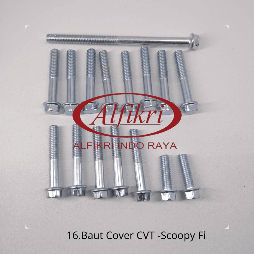 (4-16) CVT Scoopy FI / Baut CVT Honda Scoopy Fi 1Set / Baut Baud Honda Scoopy Fi 1Set