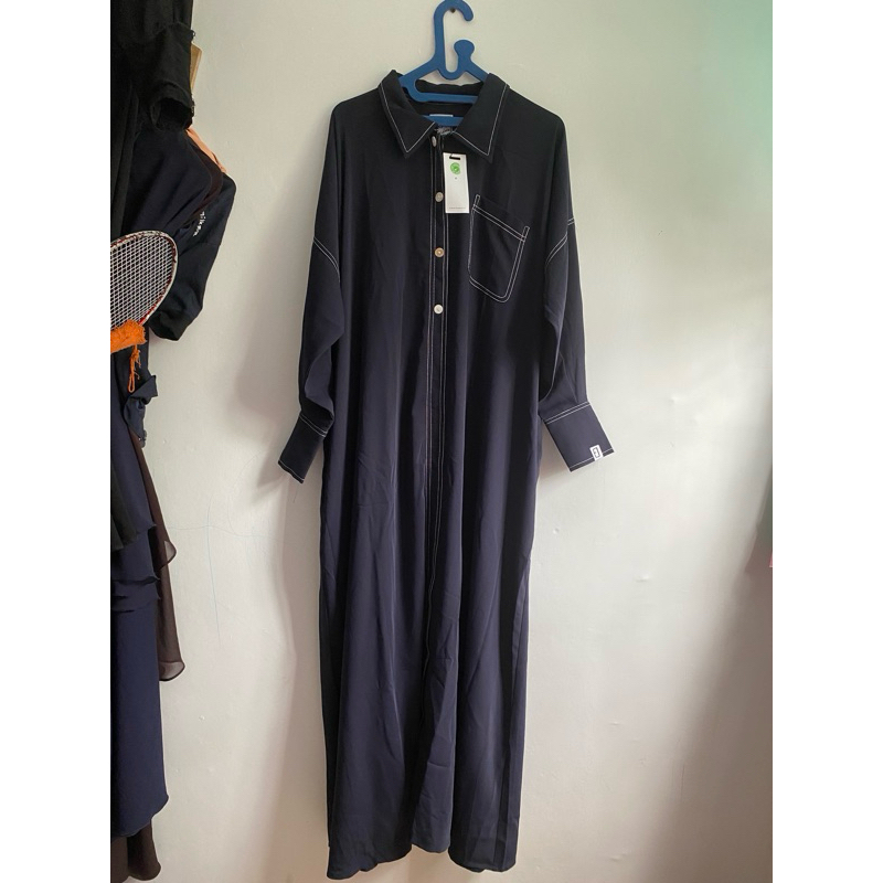 Kemejabaya Elmadina Abaya Navy S