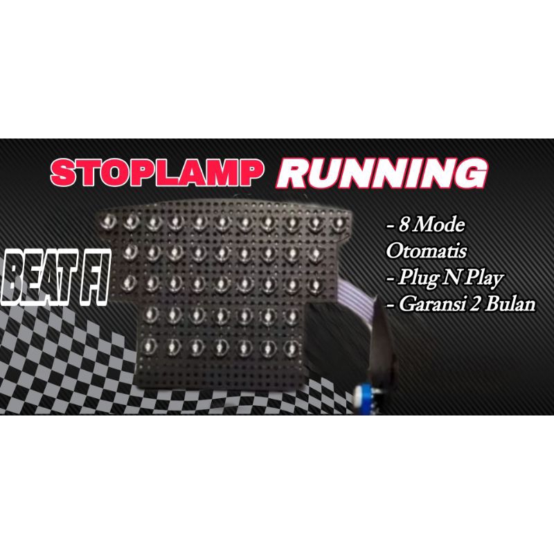 Stoplamp Running Beat FI old 8 Mode Otomatis
