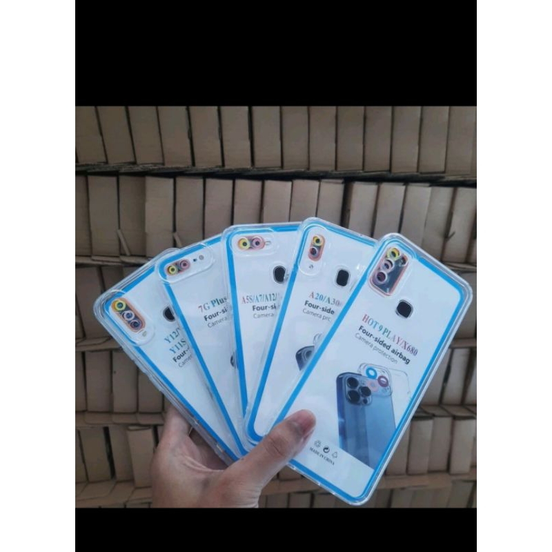 case bening airbag transparan infinix smart 5
