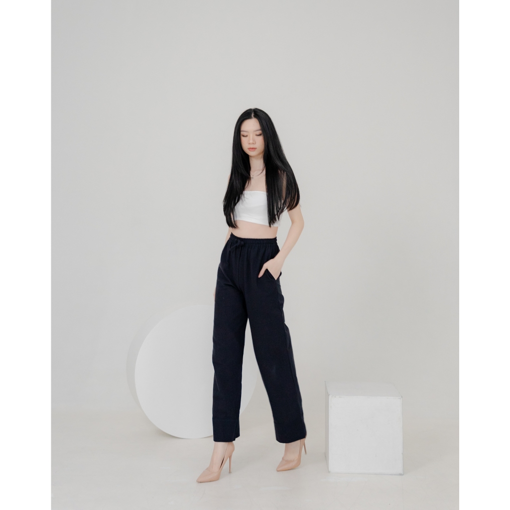 BORA Linen Pants | Celana Kulot Linen Wanita
