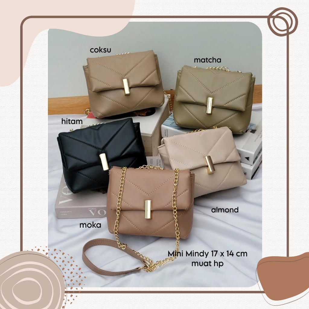 Mini Mindy Tas Selempang Wanita Simple