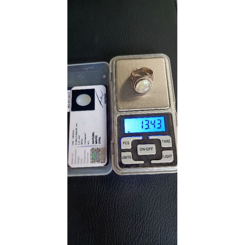 Batu Kalimaya Full Jarong Ring Perak 925 Handmade